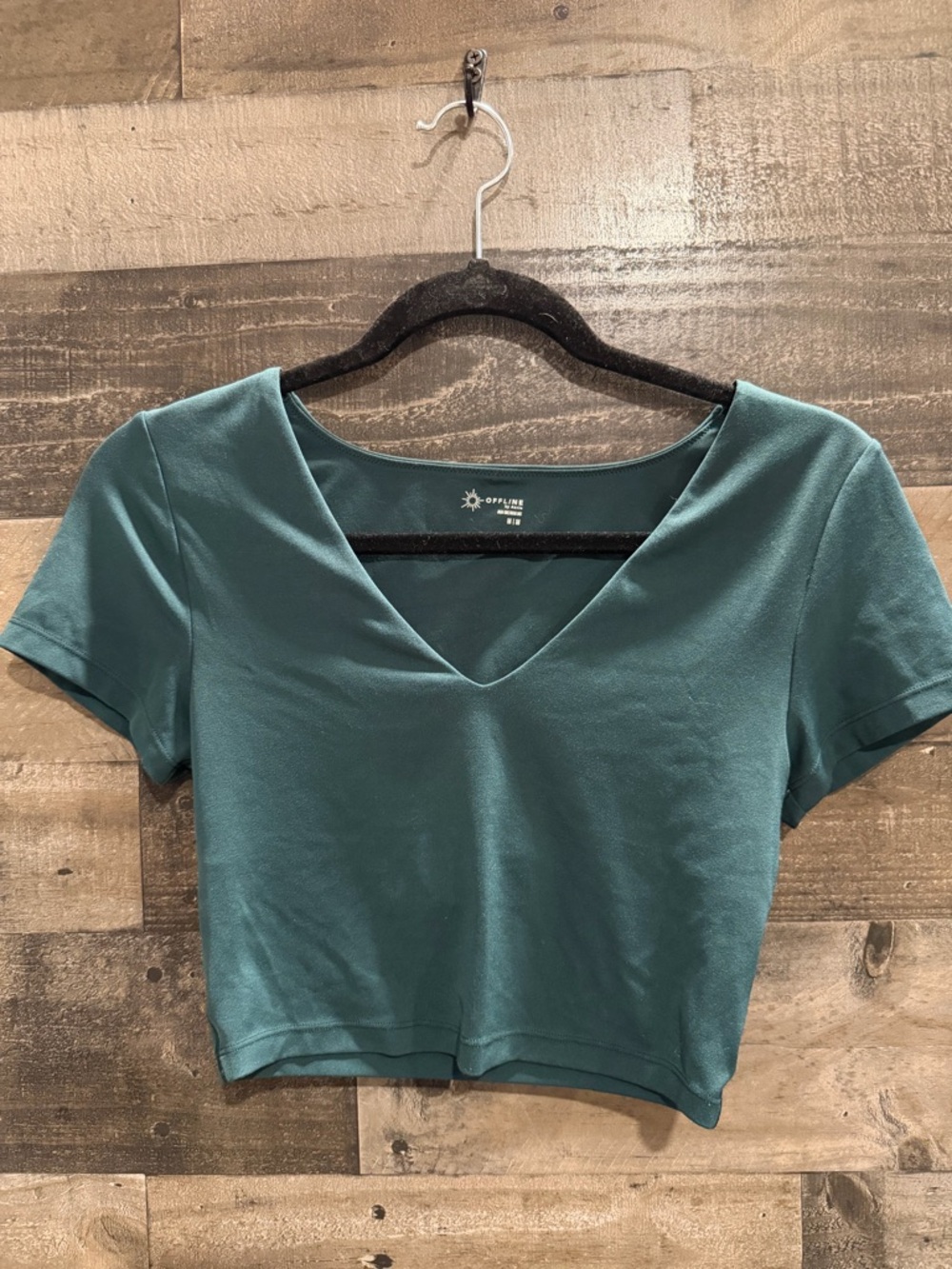 Aerie V-Neck Cropped Women's Top